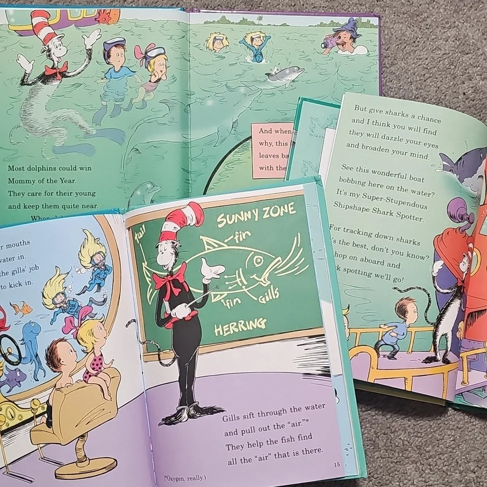Cat in the Hat Learning Library Hardcover Books Bundle Of 6